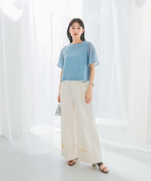 URBAN RESEARCH ROSSO / アーバンリサーチ ロッソ シャツ・ブラウス | セミシアーカットジャガードブラウス | 詳細7