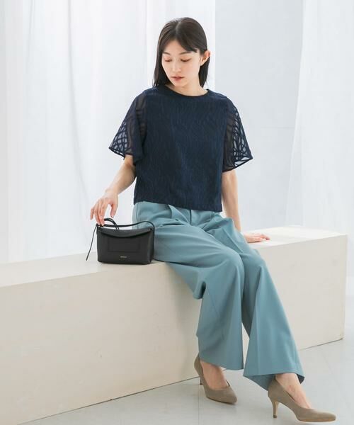 URBAN RESEARCH ROSSO / アーバンリサーチ ロッソ シャツ・ブラウス | セミシアーカットジャガードブラウス | 詳細10