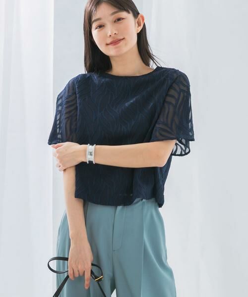 URBAN RESEARCH ROSSO / アーバンリサーチ ロッソ シャツ・ブラウス | セミシアーカットジャガードブラウス | 詳細11