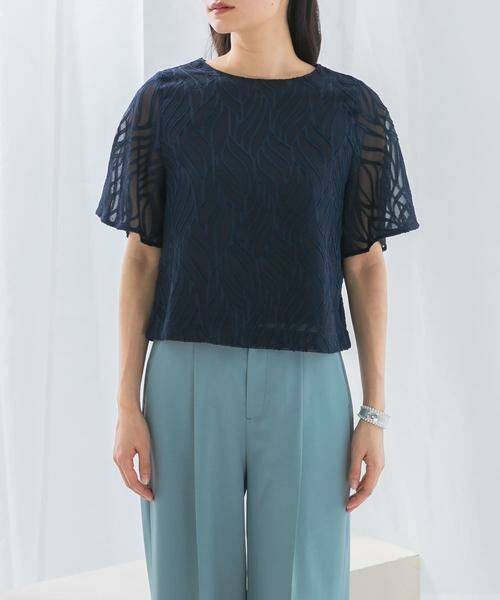 URBAN RESEARCH ROSSO / アーバンリサーチ ロッソ シャツ・ブラウス | セミシアーカットジャガードブラウス | 詳細12