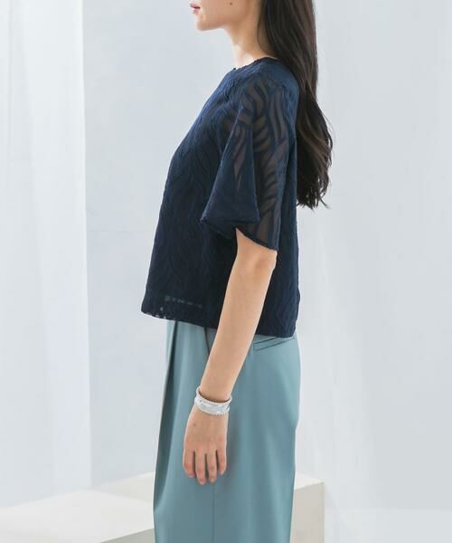 URBAN RESEARCH ROSSO / アーバンリサーチ ロッソ シャツ・ブラウス | セミシアーカットジャガードブラウス | 詳細13