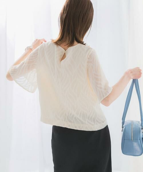 URBAN RESEARCH ROSSO / アーバンリサーチ ロッソ シャツ・ブラウス | セミシアーカットジャガードブラウス | 詳細28