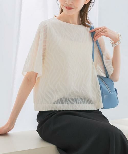 URBAN RESEARCH ROSSO / アーバンリサーチ ロッソ シャツ・ブラウス | セミシアーカットジャガードブラウス | 詳細29