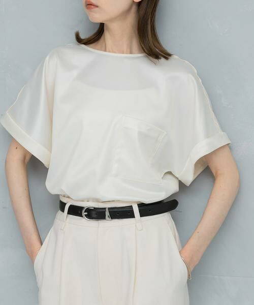 URBAN RESEARCH ROSSO / アーバンリサーチ ロッソ シャツ・ブラウス | 『WEB/一部店舗限定』ウォッシャブルポケットデザインシャツブラウス | 詳細21