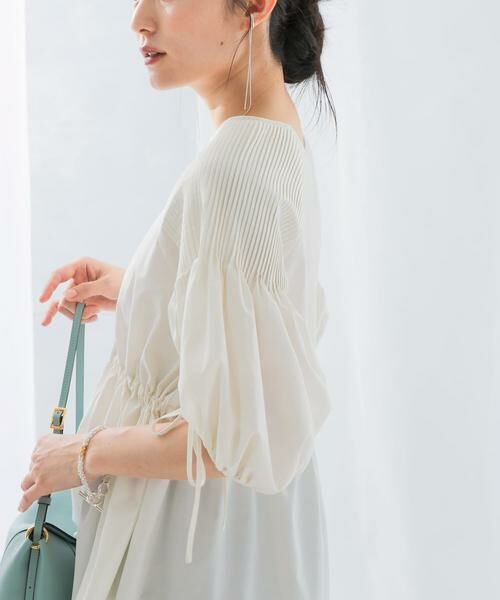 URBAN RESEARCH ROSSO / アーバンリサーチ ロッソ シャツ・ブラウス | ピンタックウエストマークブラウス | 詳細1