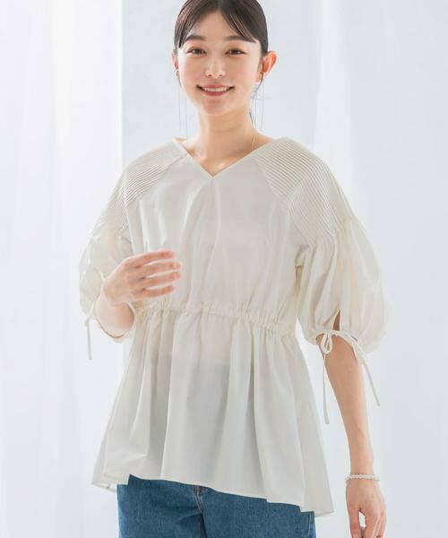 URBAN RESEARCH ROSSO / アーバンリサーチ ロッソ シャツ・ブラウス | ピンタックウエストマークブラウス | 詳細2