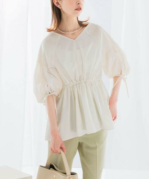 URBAN RESEARCH ROSSO / アーバンリサーチ ロッソ シャツ・ブラウス | ピンタックウエストマークブラウス | 詳細5