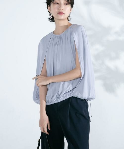 URBAN RESEARCH ROSSO/アーバンリサーチ ロッソ 2WAYバルーンブラウス ブルー系その他 FREE URBAN RESEARCH ROSSO/アーバンリサーチ ロッソ 2WAYバルーンブラウス ブルー系その他 FREE