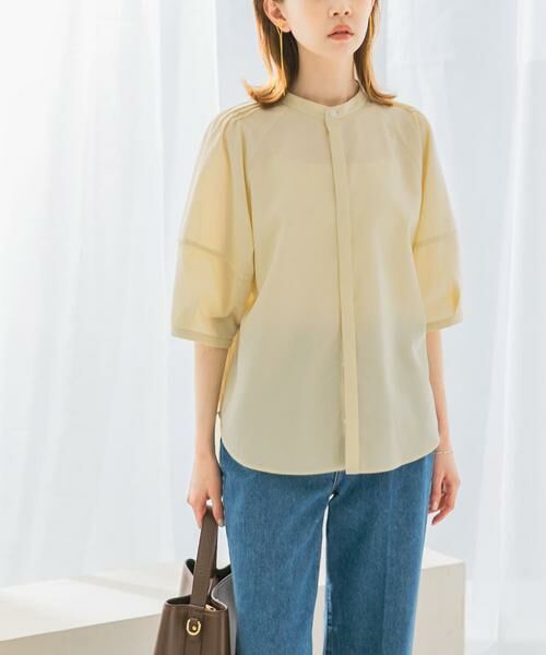 URBAN RESEARCH ROSSO / アーバンリサーチ ロッソ シャツ・ブラウス | UVカットウォッシャブルリネン混シャツブラウス | 詳細2