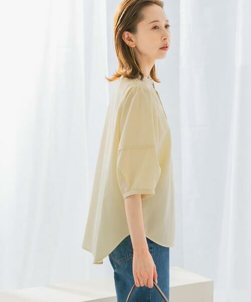 URBAN RESEARCH ROSSO / アーバンリサーチ ロッソ シャツ・ブラウス | UVカットウォッシャブルリネン混シャツブラウス | 詳細3