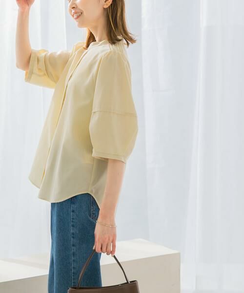 URBAN RESEARCH ROSSO / アーバンリサーチ ロッソ シャツ・ブラウス | UVカットウォッシャブルリネン混シャツブラウス | 詳細5