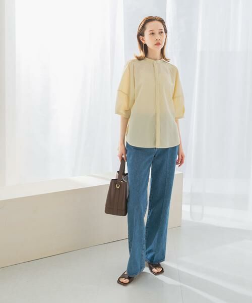 URBAN RESEARCH ROSSO / アーバンリサーチ ロッソ シャツ・ブラウス | UVカットウォッシャブルリネン混シャツブラウス | 詳細6