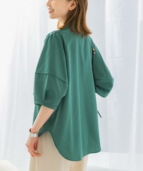 URBAN RESEARCH ROSSO / アーバンリサーチ ロッソ シャツ・ブラウス | UVカットウォッシャブルリネン混シャツブラウス | 詳細10