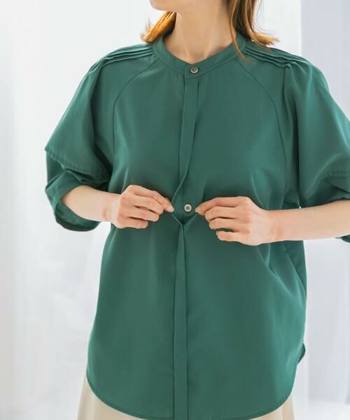 URBAN RESEARCH ROSSO / アーバンリサーチ ロッソ シャツ・ブラウス | UVカットウォッシャブルリネン混シャツブラウス | 詳細19