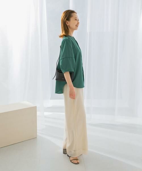 URBAN RESEARCH ROSSO / アーバンリサーチ ロッソ シャツ・ブラウス | UVカットウォッシャブルリネン混シャツブラウス | 詳細13