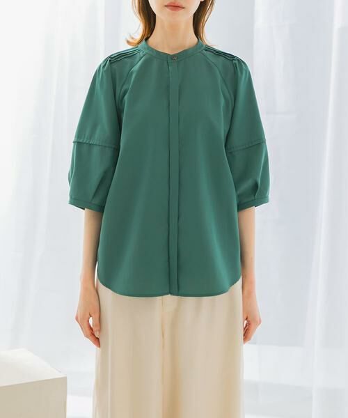 URBAN RESEARCH ROSSO / アーバンリサーチ ロッソ シャツ・ブラウス | UVカットウォッシャブルリネン混シャツブラウス | 詳細14