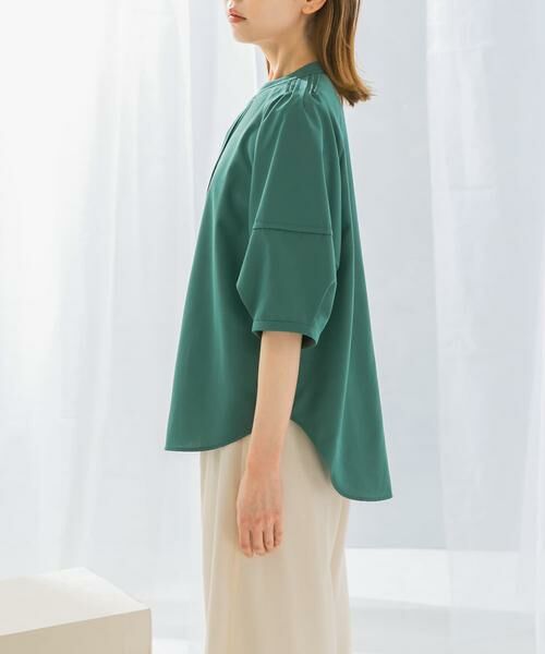 URBAN RESEARCH ROSSO / アーバンリサーチ ロッソ シャツ・ブラウス | UVカットウォッシャブルリネン混シャツブラウス | 詳細15