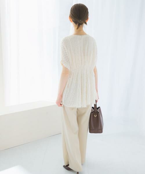 URBAN RESEARCH ROSSO / アーバンリサーチ ロッソ シャツ・ブラウス | シアージャガードペプラムブラウス | 詳細7