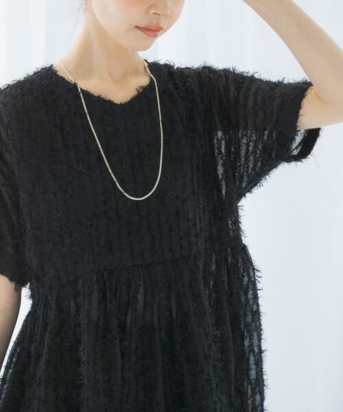 URBAN RESEARCH ROSSO / アーバンリサーチ ロッソ シャツ・ブラウス | シアージャガードペプラムブラウス | 詳細14