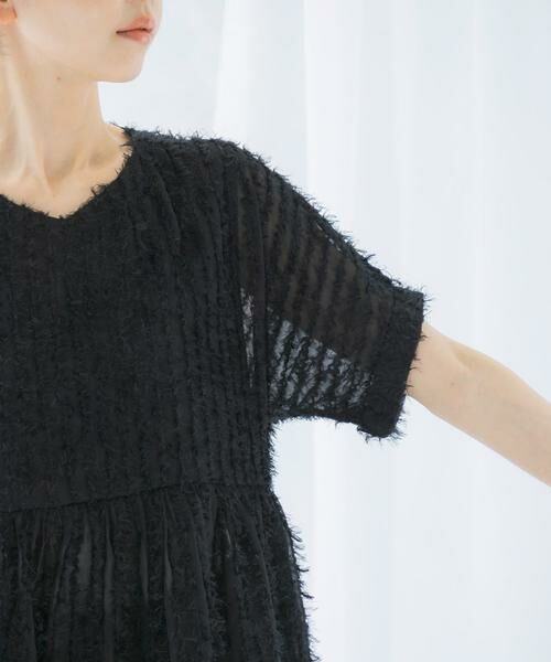 URBAN RESEARCH ROSSO / アーバンリサーチ ロッソ シャツ・ブラウス | シアージャガードペプラムブラウス | 詳細23