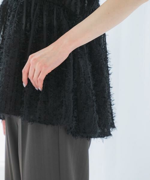 URBAN RESEARCH ROSSO / アーバンリサーチ ロッソ シャツ・ブラウス | シアージャガードペプラムブラウス | 詳細24