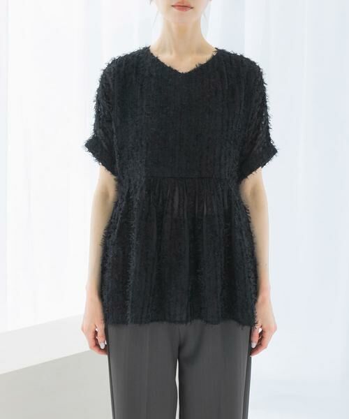 URBAN RESEARCH ROSSO / アーバンリサーチ ロッソ シャツ・ブラウス | シアージャガードペプラムブラウス | 詳細19