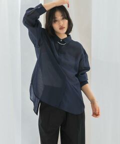 URBAN RESEARCH ROSSO / アーバンリサーチ ロッソ シャツ・ブラウス | リネンタッチイージーケアオーバーシャツ