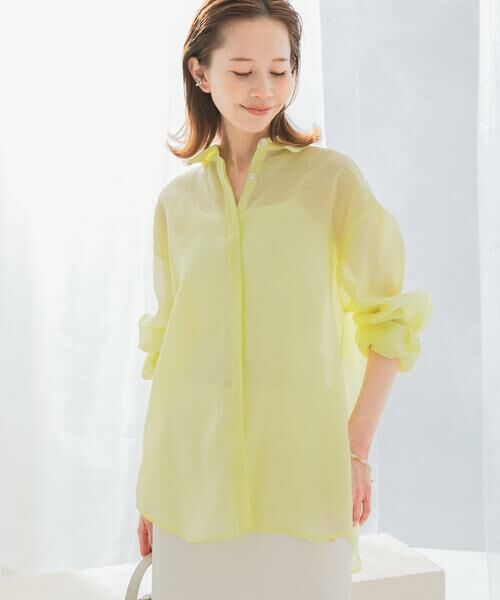 URBAN RESEARCH ROSSO / アーバンリサーチ ロッソ シャツ・ブラウス | リネンタッチイージーケアオーバーシャツ | 詳細2