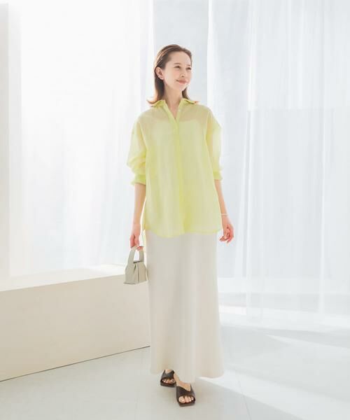 URBAN RESEARCH ROSSO / アーバンリサーチ ロッソ シャツ・ブラウス | リネンタッチイージーケアオーバーシャツ | 詳細3