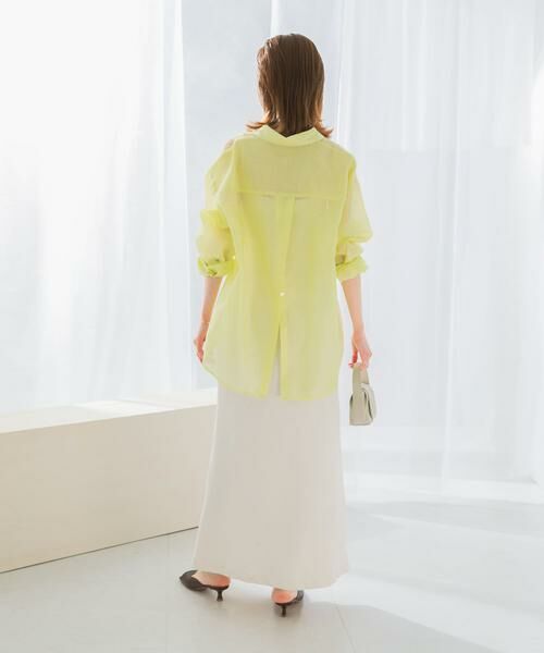 URBAN RESEARCH ROSSO / アーバンリサーチ ロッソ シャツ・ブラウス | リネンタッチイージーケアオーバーシャツ | 詳細4