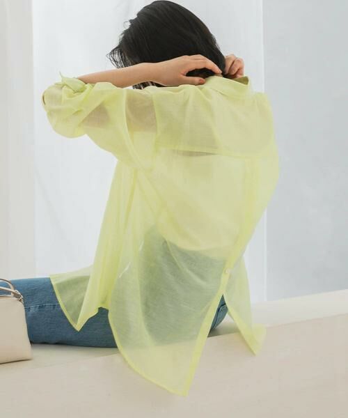 URBAN RESEARCH ROSSO / アーバンリサーチ ロッソ シャツ・ブラウス | リネンタッチイージーケアオーバーシャツ | 詳細5