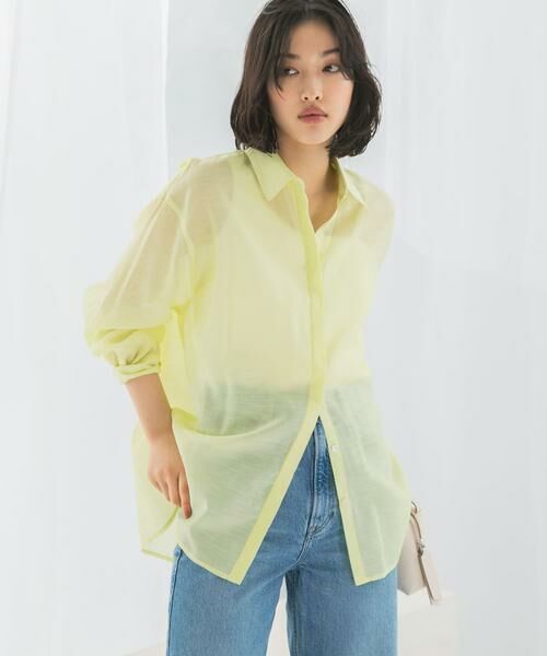 URBAN RESEARCH ROSSO / アーバンリサーチ ロッソ シャツ・ブラウス | リネンタッチイージーケアオーバーシャツ | 詳細6