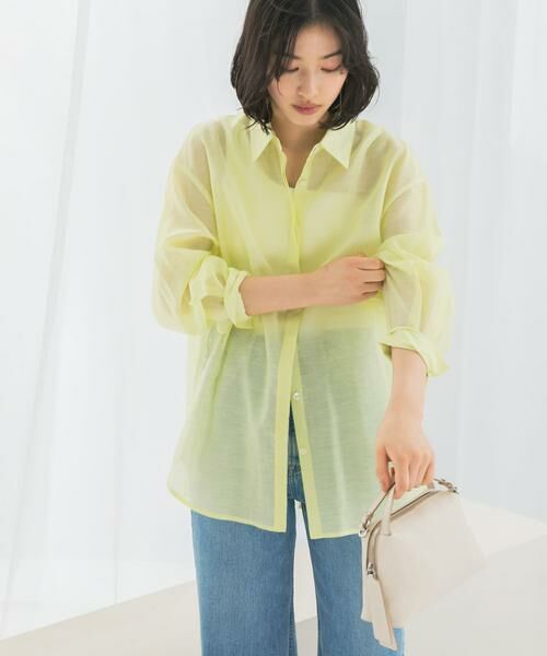 URBAN RESEARCH ROSSO / アーバンリサーチ ロッソ シャツ・ブラウス | リネンタッチイージーケアオーバーシャツ | 詳細9