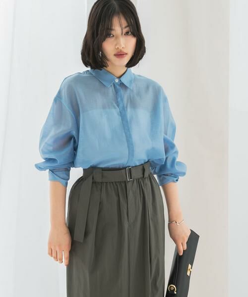 URBAN RESEARCH ROSSO / アーバンリサーチ ロッソ シャツ・ブラウス | リネンタッチイージーケアオーバーシャツ | 詳細14