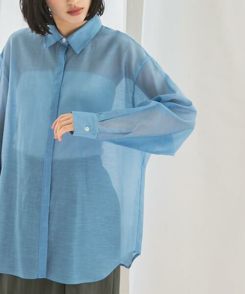 URBAN RESEARCH ROSSO / アーバンリサーチ ロッソ シャツ・ブラウス | リネンタッチイージーケアオーバーシャツ | 詳細23