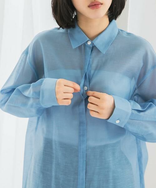URBAN RESEARCH ROSSO / アーバンリサーチ ロッソ シャツ・ブラウス | リネンタッチイージーケアオーバーシャツ | 詳細26
