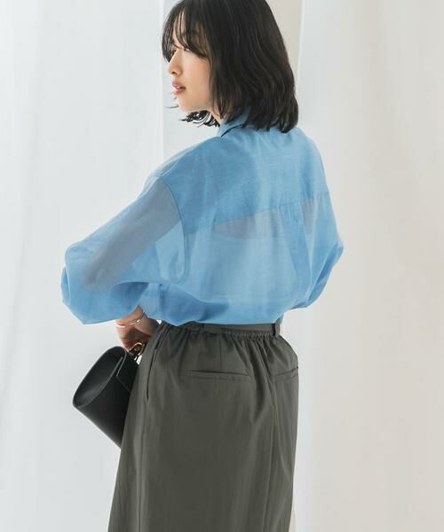 URBAN RESEARCH ROSSO / アーバンリサーチ ロッソ シャツ・ブラウス | リネンタッチイージーケアオーバーシャツ | 詳細15