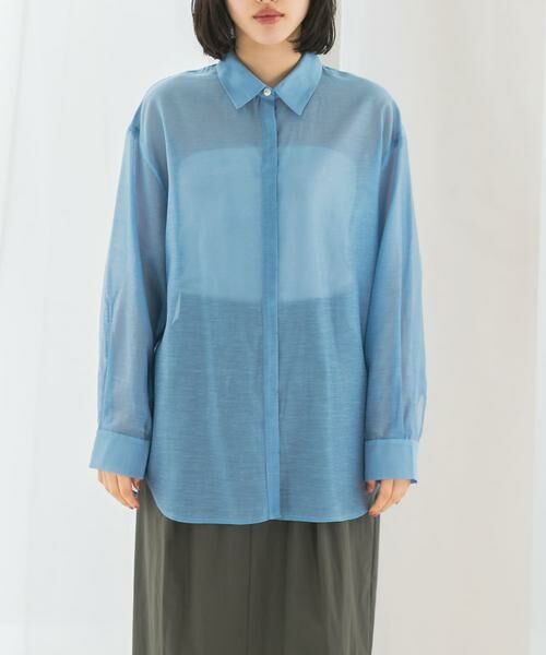 URBAN RESEARCH ROSSO / アーバンリサーチ ロッソ シャツ・ブラウス | リネンタッチイージーケアオーバーシャツ | 詳細17