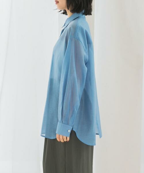 URBAN RESEARCH ROSSO / アーバンリサーチ ロッソ シャツ・ブラウス | リネンタッチイージーケアオーバーシャツ | 詳細18
