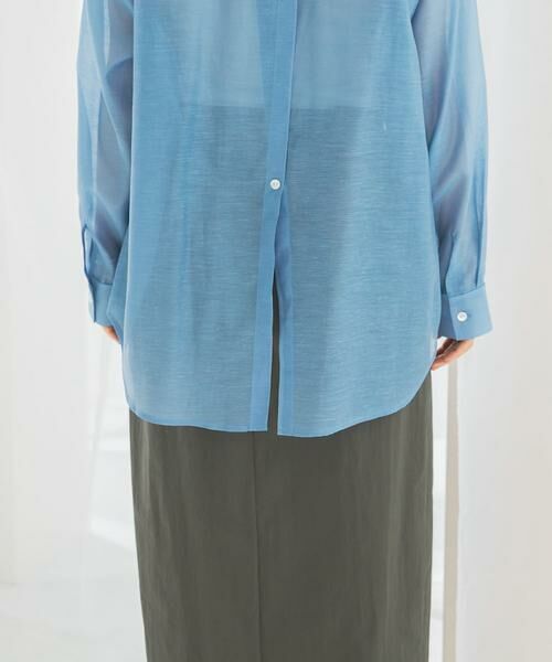 URBAN RESEARCH ROSSO / アーバンリサーチ ロッソ シャツ・ブラウス | リネンタッチイージーケアオーバーシャツ | 詳細20