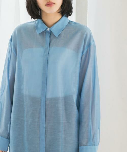 URBAN RESEARCH ROSSO / アーバンリサーチ ロッソ シャツ・ブラウス | リネンタッチイージーケアオーバーシャツ | 詳細21