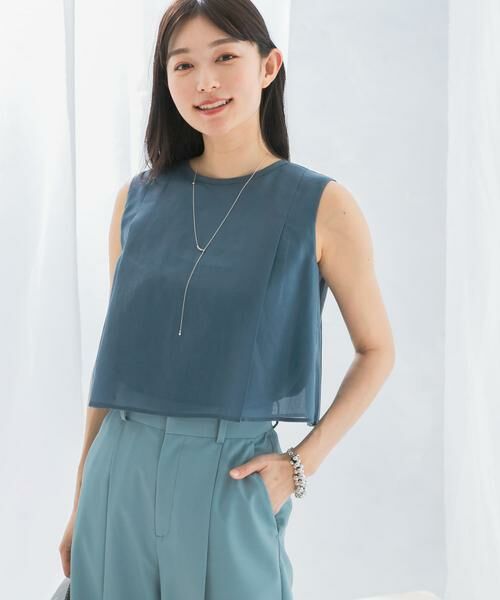 URBAN RESEARCH ROSSO / アーバンリサーチ ロッソ シャツ・ブラウス | シアーチンツレイヤードブラウス | 詳細1