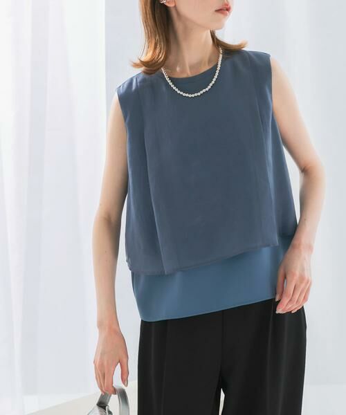 URBAN RESEARCH ROSSO / アーバンリサーチ ロッソ シャツ・ブラウス | シアーチンツレイヤードブラウス | 詳細4