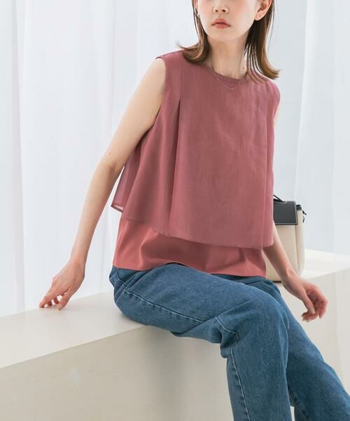 URBAN RESEARCH ROSSO / アーバンリサーチ ロッソ シャツ・ブラウス | シアーチンツレイヤードブラウス | 詳細17