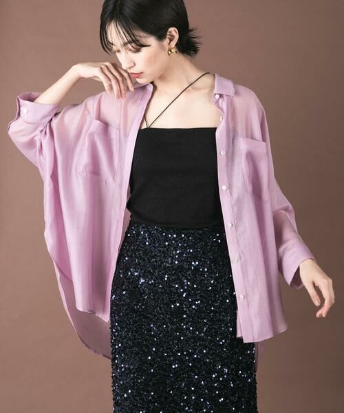 URBAN RESEARCH ROSSO / アーバンリサーチ ロッソ シャツ・ブラウス | アセテートシアードルマンシャツ | 詳細1