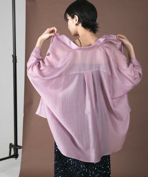 URBAN RESEARCH ROSSO / アーバンリサーチ ロッソ シャツ・ブラウス | アセテートシアードルマンシャツ | 詳細3