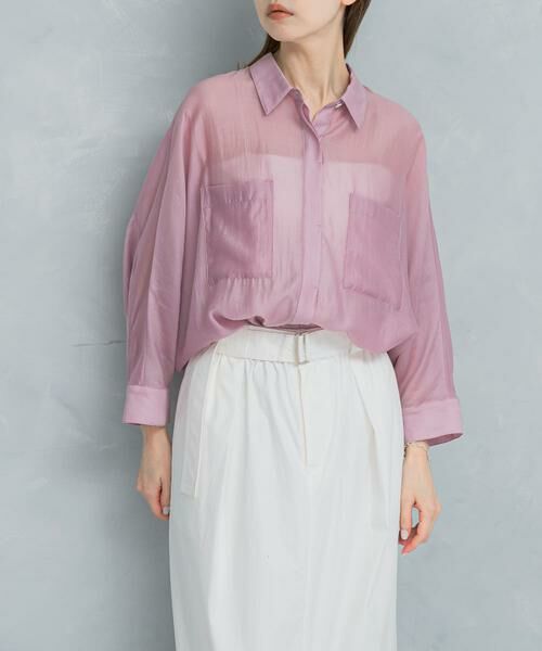 URBAN RESEARCH ROSSO / アーバンリサーチ ロッソ シャツ・ブラウス | アセテートシアードルマンシャツ | 詳細8