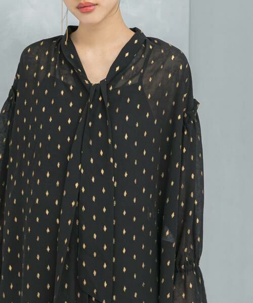 URBAN RESEARCH ROSSO / アーバンリサーチ ロッソ シャツ・ブラウス | ラメシアーギャザーボリュームブラウス | 詳細10