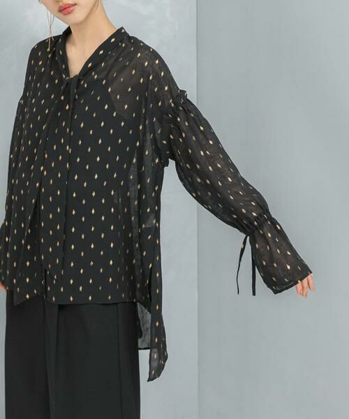 URBAN RESEARCH ROSSO / アーバンリサーチ ロッソ シャツ・ブラウス | ラメシアーギャザーボリュームブラウス | 詳細11