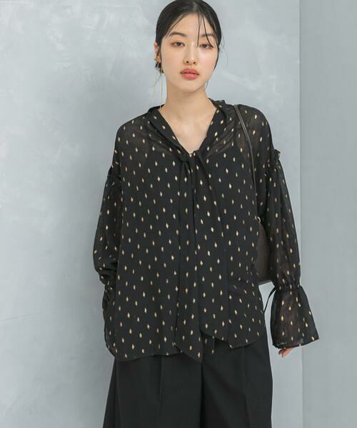 URBAN RESEARCH ROSSO / アーバンリサーチ ロッソ シャツ・ブラウス | ラメシアーギャザーボリュームブラウス | 詳細2
